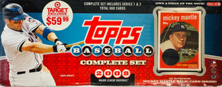 2008 Topps Baseball Complete Factory Sealed Set with Mickey Mantle Relic Card