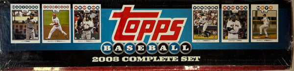 2008 Topps Baseball Complete Factory Sealed Set with Mickey Mantle Relic Card