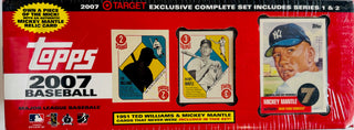 2007 Topps Baseball Complete Factory Sealed Set with Mickey Mantle Relic Card