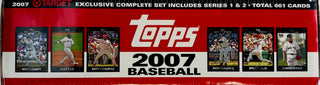 2007 Topps Baseball Complete Factory Sealed Set with Mickey Mantle Relic Card