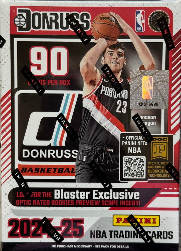2024-25 Donruss Basketball Hobby Blaster Box (Optic Rated RC's Preview Scope Insert)