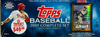 2009 Topps Baseball Complete Factory Sealed Set Babe Ruth Gold Topps Chrome