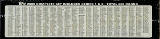 2009 Topps Baseball Complete Factory Sealed Set Babe Ruth Gold Topps Chrome