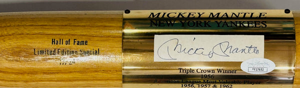 Mickey Mantle Autographed Louisville Slugger Bat LE 17/24 (JSA)