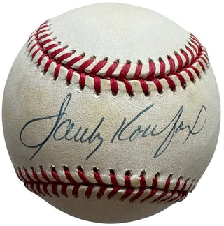 Sandy Koufax Autographed Official National League Baseball (JSA)