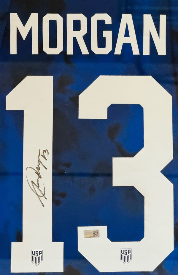 Alex Morgan Signed USA Womens Soccer Nike Jersey World Cup