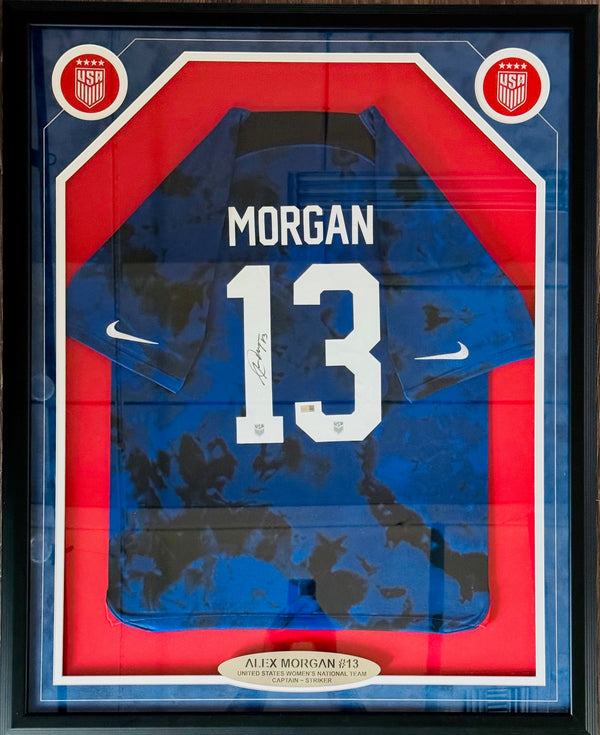 Alex Morgan Signed USA Womens Soccer Nike Jersey World Cup (Steiner)