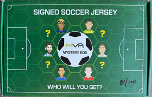 Mystery Memorabilia Box: Autographed Soccer Jersey with Beckett COA Limited to /100