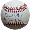 Don Mattingly Signed Official MLB Baseball "9X Gold Glove" Inscription (JSA Witness)
