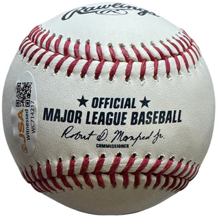 Don Mattingly Signed Official MLB Baseball w/ Hit Man Inscription (JSA Witness)