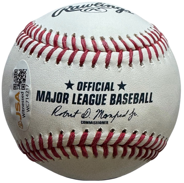 Don Mattingly Signed Official MLB Baseball w/ Hit Man Inscription (JSA Witness)