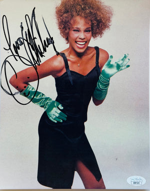 Whitney Houston Autographed 8x10 Celebrity Photo (JSA)