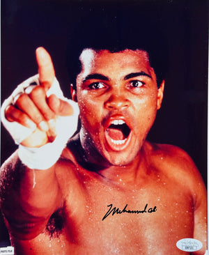 Muhammad Ali Autographed Framed 8x10 Photo (JSA)