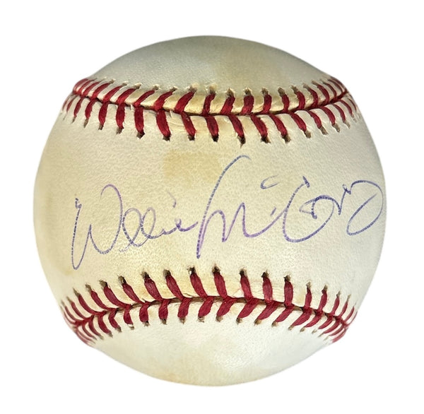 Willie McCovey Autographed Official National League Baseball