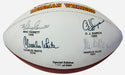USC Heisman Trophy Winners Autographed Football-Simpson, Allen, White, Garrett (PSA)