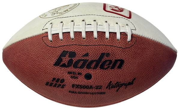 USC Heisman Trophy Winners Autographed Football-Simpson, Allen, White, Garrett (PSA)