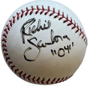 Richie Sanbora Signed Official MLB Ball Lead Guitarist Bon Jovi (JSA)