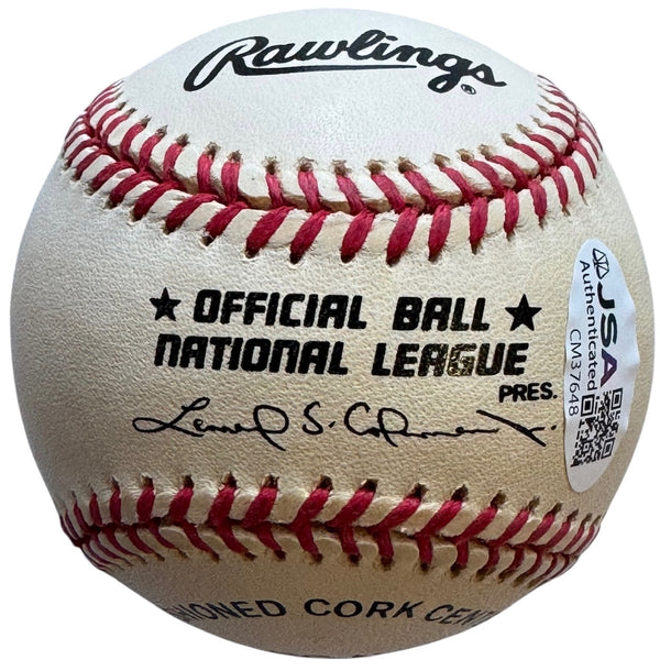Pete Rose Sr & Jr Autographed Official National League Baseball #760/1000 (JSA)