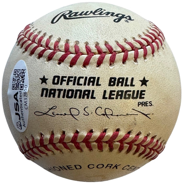 Bob Gibson Autographed Official National League Baseball (JSA)