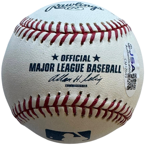 Amos Otis Autographed Official Major League Baseball (JSA)
