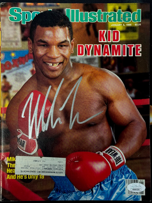 Mike Tyson Autographed Sports Illustrated Magazine - January 6, 1986 (JSA)