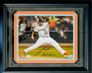 Jose Fernandez Autographed 8x10 Framed Photo (MLB)