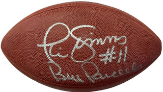 Bill Parcells & Phil Simms Autographed Official Wilson Football (Steiner)