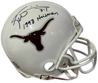 Ricky Williams "98 Heisman" Signed Texas Longhorns Mini Helmet (JSA Witness)