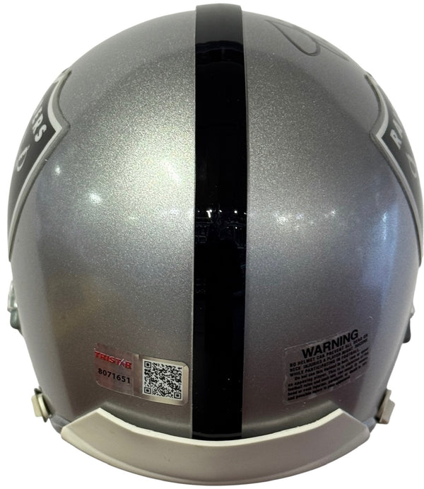 Jim Otto Autographed Oakland Raiders Mini Helmet (Tristar)