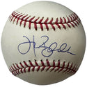 Hank Blalock Autographed Official Major League Baseball
