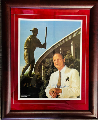 Stan Musial Autographed 11x14 Framed Photo #396/3630 (JSA)
