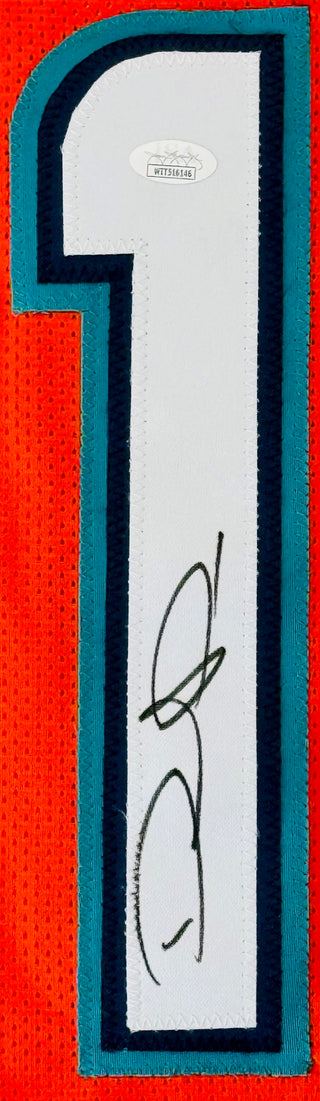 DeVante Parker Autographed Miami Dolphins Orange Jersey (JSA)