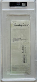 Stan Musial Autographed Personal Check signed twice (PSA)