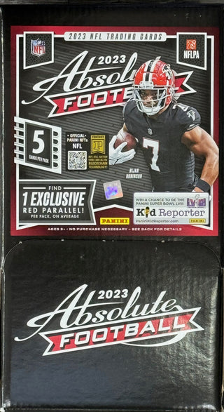 2023 Absolute Football Gravity Feed Box - RED Parallel - (48 Packs/Box)