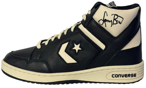 Larry Bird Autographed Converse Weapon Athletic Shoe (JSA Witness)