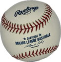 Milton Bradley Autographed Baseball