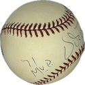 Vida Blue Autographed Official Major League Baseball