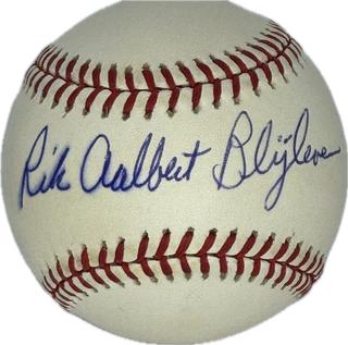 Bert Blyleven Autographed "Rik Aalbert Blyleven" Official American League Baseball