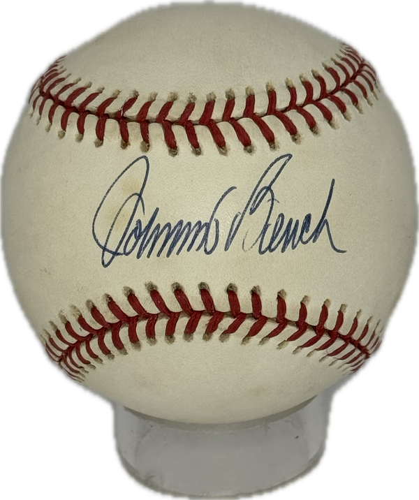Johnny Bench Autographed Official National League Baseball (BECKETT)