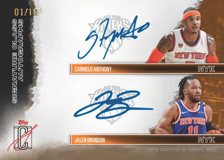 2025-26 Topps Signature Class Basketball Hobby Box