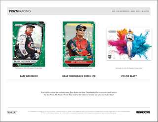 2025 Panini Prizm Racing Hobby Blaster Box (GREEN ICE PARALLELS) Factory Sealed