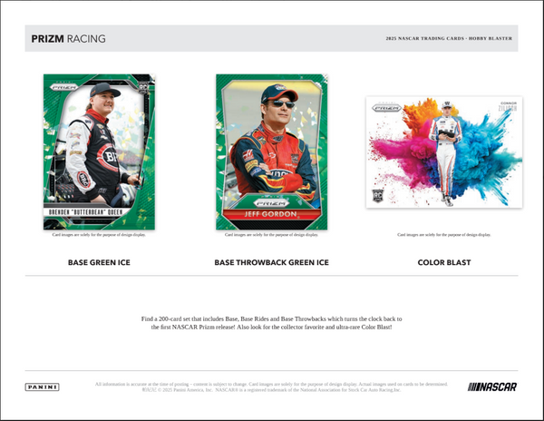 2025 Panini Prizm Racing Hobby Blaster Box (GREEN ICE PARALLELS) Factory Sealed