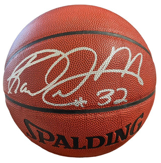 Karl Malone Autographed Spalding Basketball (JSA)