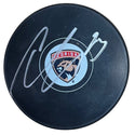 Carter Verhaeghe Autographed Panthers Puck (JSA)