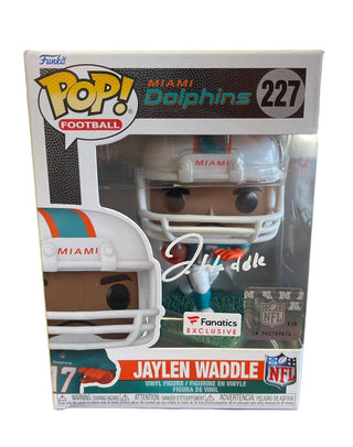 Jaylen Waddle Autographed Miami Dolphins Funko Pop! (Fanatics)