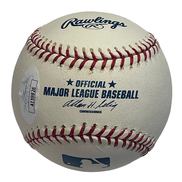 Lou Brock HOF 85 Autographed Official Major League Baseball (JSA)