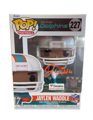 Jaylen Waddle Autographed Miami Dolphins Funko Pop! (Fanatics)