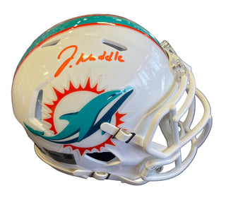 Jaylen Waddle Autographed Dolphins Speed Mini Helmet (Fanatics)