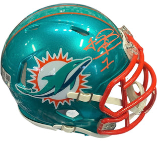 Tua Tagovailoa Autographed Miami Dolphins Flash Mini Helmet