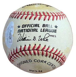 Ralph Kiner Autographed Official National League Baseball (JSA)